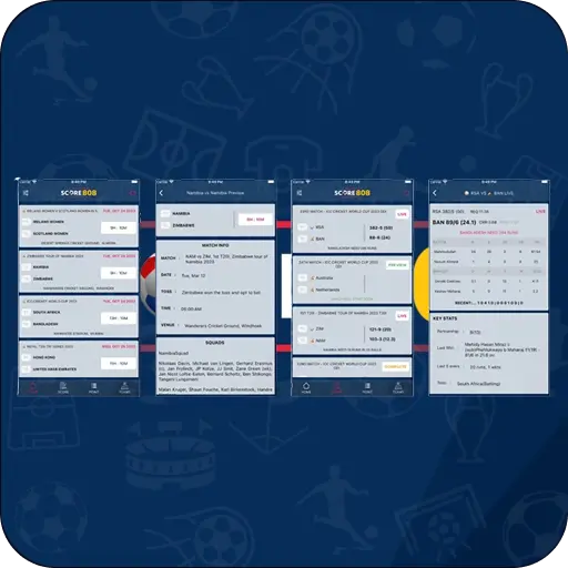Score808 mobile app interface